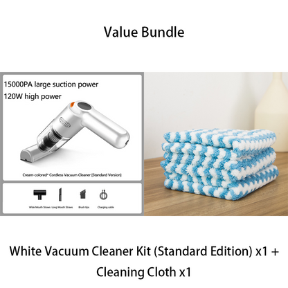 🚗 LIMITED-TIME 50% OFF! 💨 Cordless Car Vacuum – Strong Suction, Lightweight, Washable Filter ✨
