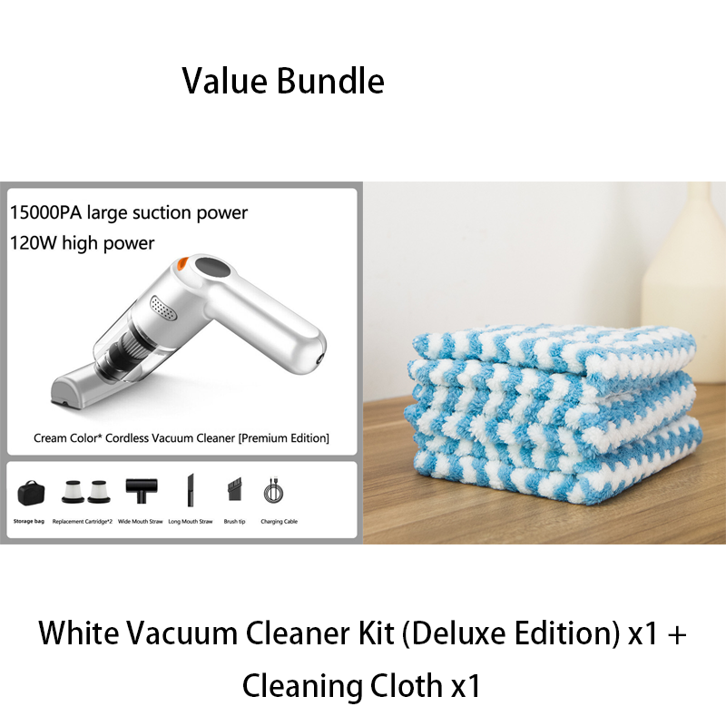 🚗 LIMITED-TIME 50% OFF! 💨 Cordless Car Vacuum – Strong Suction, Lightweight, Washable Filter ✨