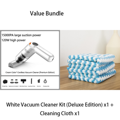 🚗 LIMITED-TIME 50% OFF! 💨 Cordless Car Vacuum – Strong Suction, Lightweight, Washable Filter ✨