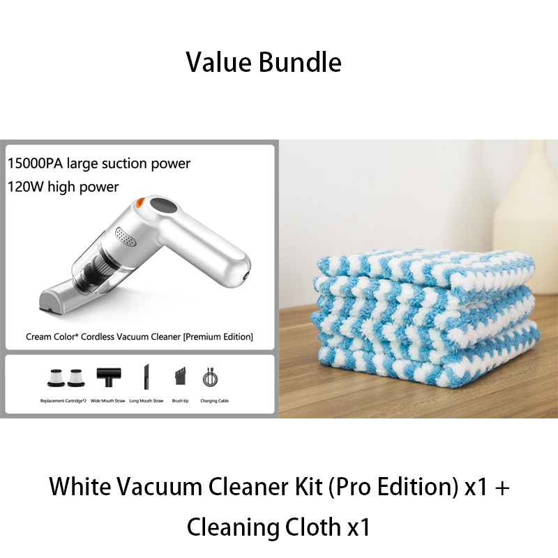 🚗 LIMITED-TIME 50% OFF! 💨 Cordless Car Vacuum – Strong Suction, Lightweight, Washable Filter ✨