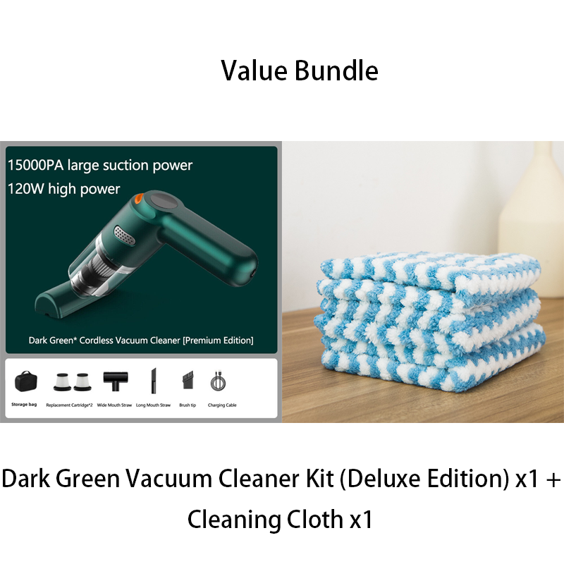 🚗 LIMITED-TIME 50% OFF! 💨 Cordless Car Vacuum – Strong Suction, Lightweight, Washable Filter ✨