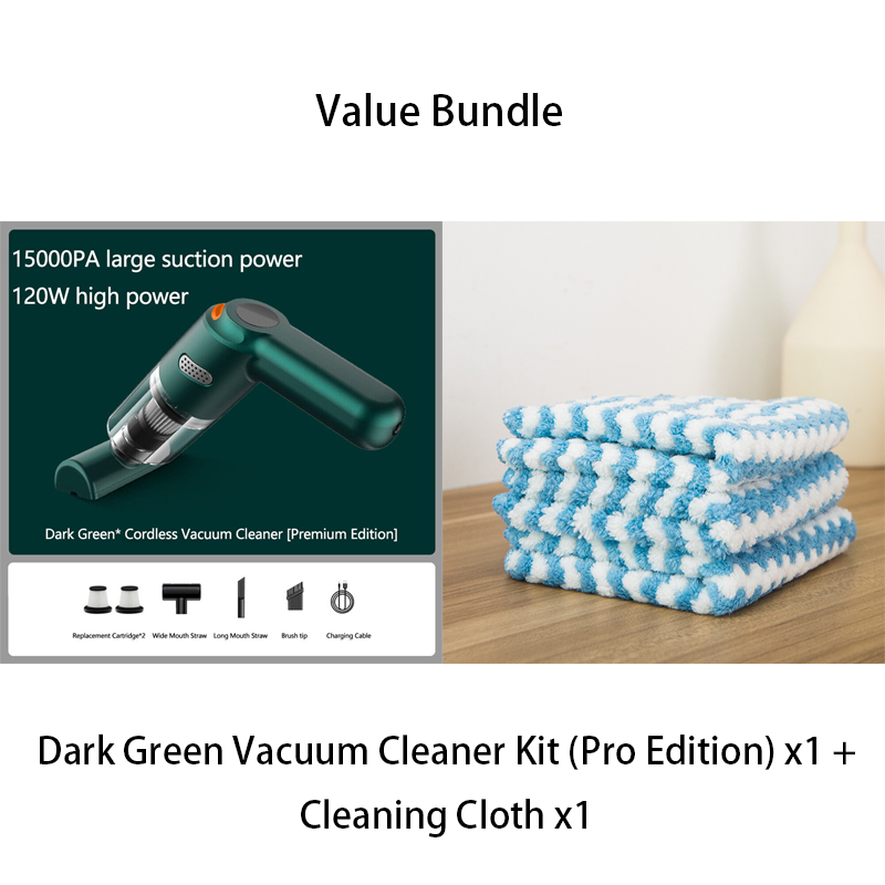 🚗 LIMITED-TIME 50% OFF! 💨 Cordless Car Vacuum – Strong Suction, Lightweight, Washable Filter ✨