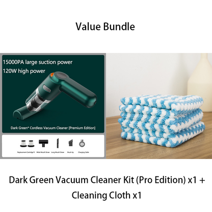 🚗 LIMITED-TIME 50% OFF! 💨 Cordless Car Vacuum – Strong Suction, Lightweight, Washable Filter ✨