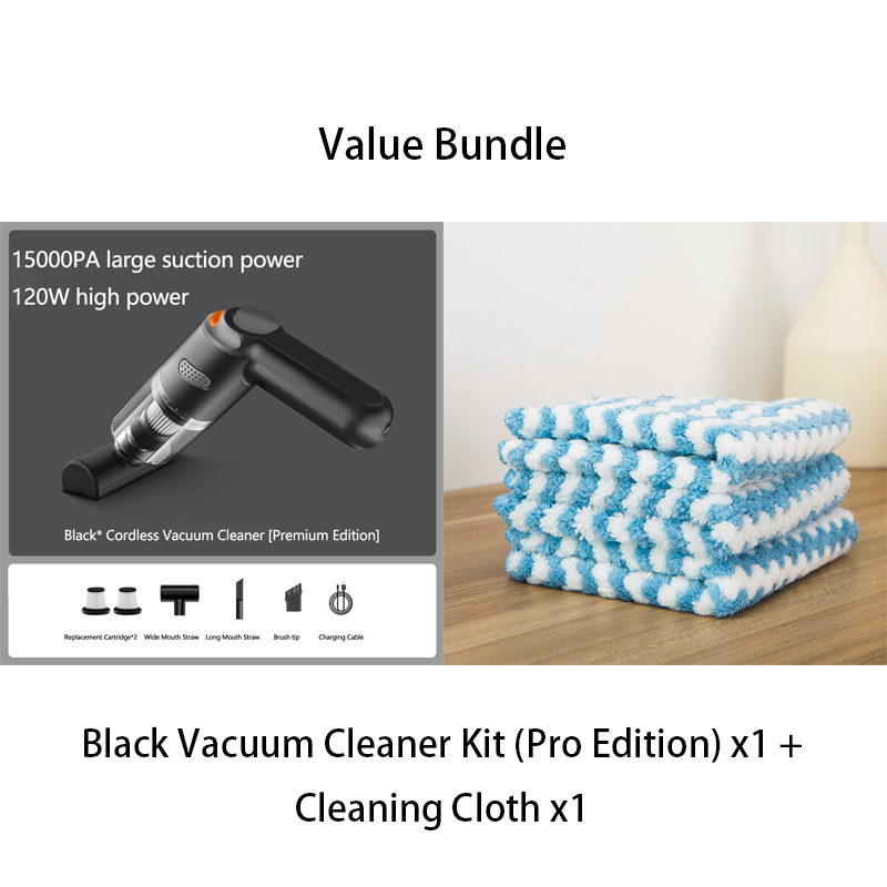 🚗 LIMITED-TIME 50% OFF! 💨 Cordless Car Vacuum – Strong Suction, Lightweight, Washable Filter ✨