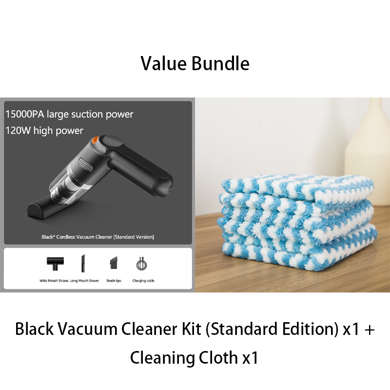 🚗 LIMITED-TIME 50% OFF! 💨 Cordless Car Vacuum – Strong Suction, Lightweight, Washable Filter ✨