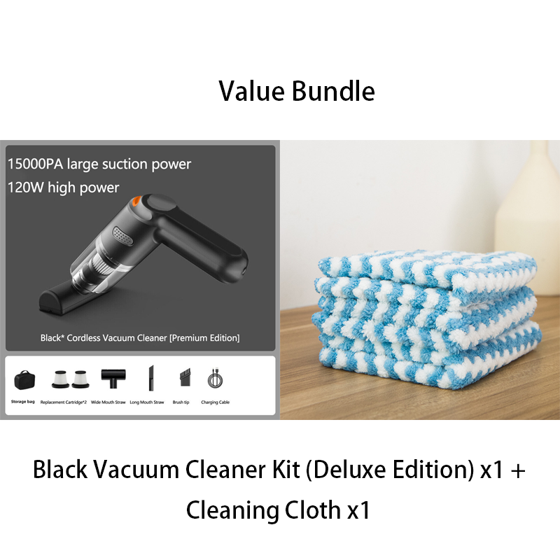 🚗 LIMITED-TIME 50% OFF! 💨 Cordless Car Vacuum – Strong Suction, Lightweight, Washable Filter ✨