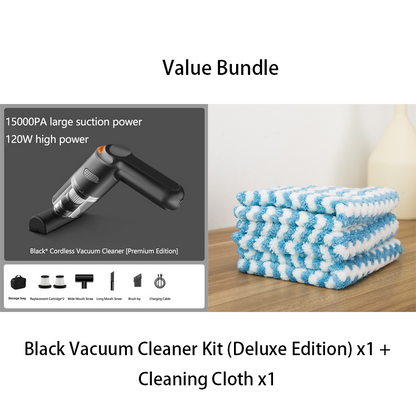 🚗 LIMITED-TIME 50% OFF! 💨 Cordless Car Vacuum – Strong Suction, Lightweight, Washable Filter ✨