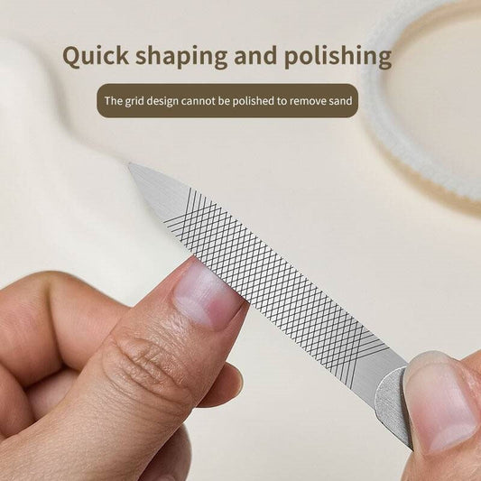 Stainless Steel Nail File with Pointed Tip