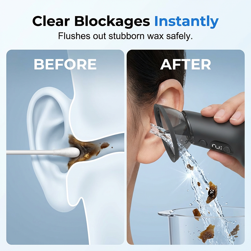 Handheld Ear Wax Remover – Pulsed Water Flush