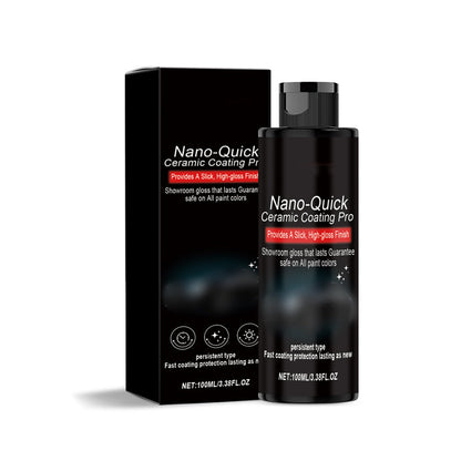🚗BUY 2 GET 1 FREE ! ✨Nano Quick Ceramic Coating Spray – Instant High Gloss Shine, Hydrophobic UV Protection, Streak-Free DIY Car Detailing Spray for All Paint Colors
