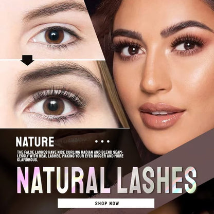 🔥2026 Hot Sale 50% OFF✨⚡ 50K+ SOLD! 🎁Reusable Self-Adhesive False Eyelashes