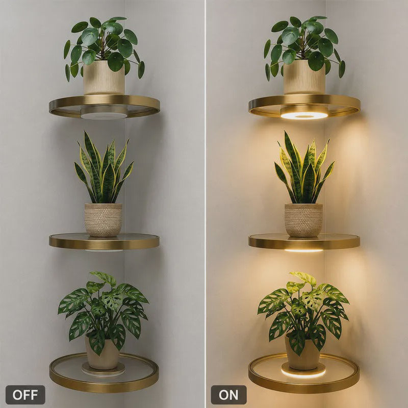 🎉 2026 Sale — Over 39,000 Sold!✨ Floating Shelf with Built-in LED Light