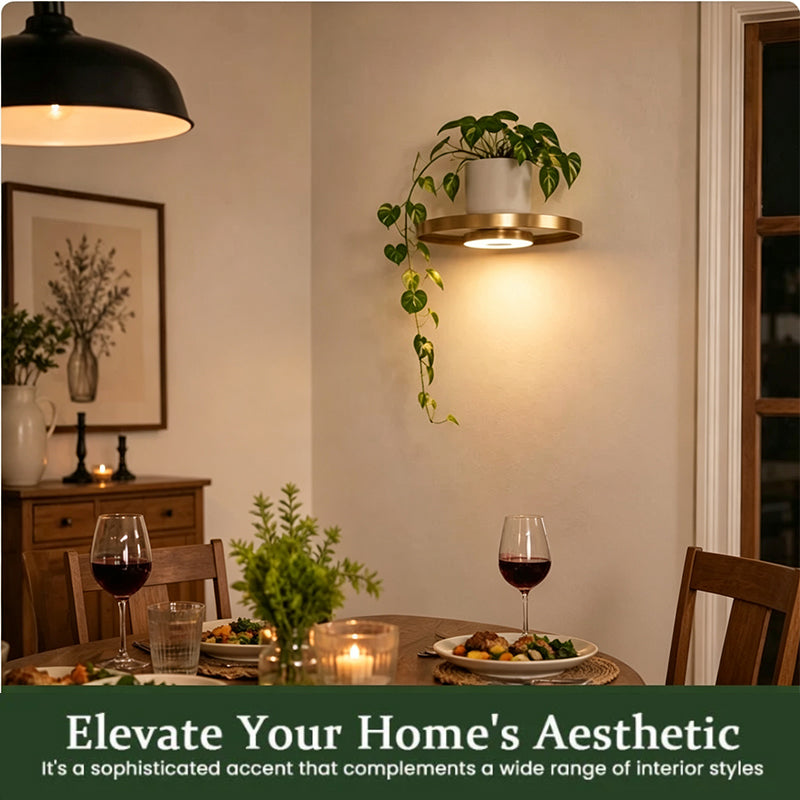 🎉 2026 Sale — Over 39,000 Sold!✨ Floating Shelf with Built-in LED Light