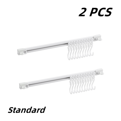 🏠 Wall-Mounted Slide Rail Hanger Rack – Space-Saving Storage