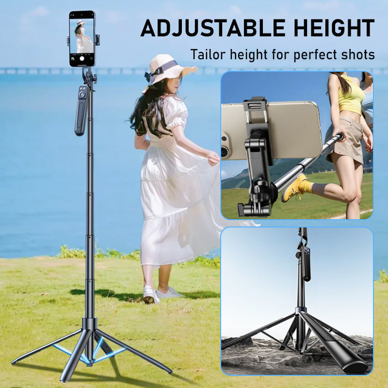 📸 Extendable Selfie Stick with Quadpod