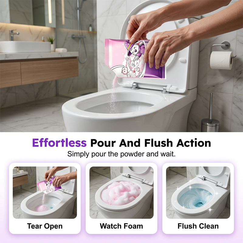 📢📢50% OFF !! ⏰🔥Automatic Foaming Toilet Bowl Cleaner Powder
