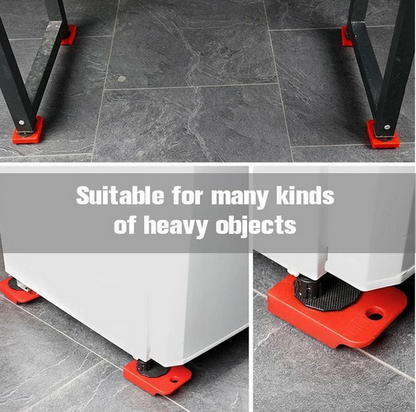 🥳HOT SALE! Furniture Lifter Sliders – Effortless Heavy Furniture Moving with 360° Swivel Sliders, Protect Floors & Save Your Back! 🪑✨
