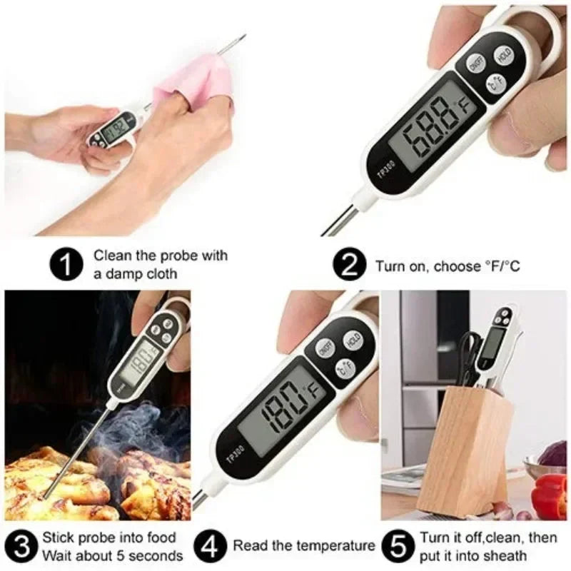Digital Thermometer Multi Use for Cooking Oil Milk Hot Water