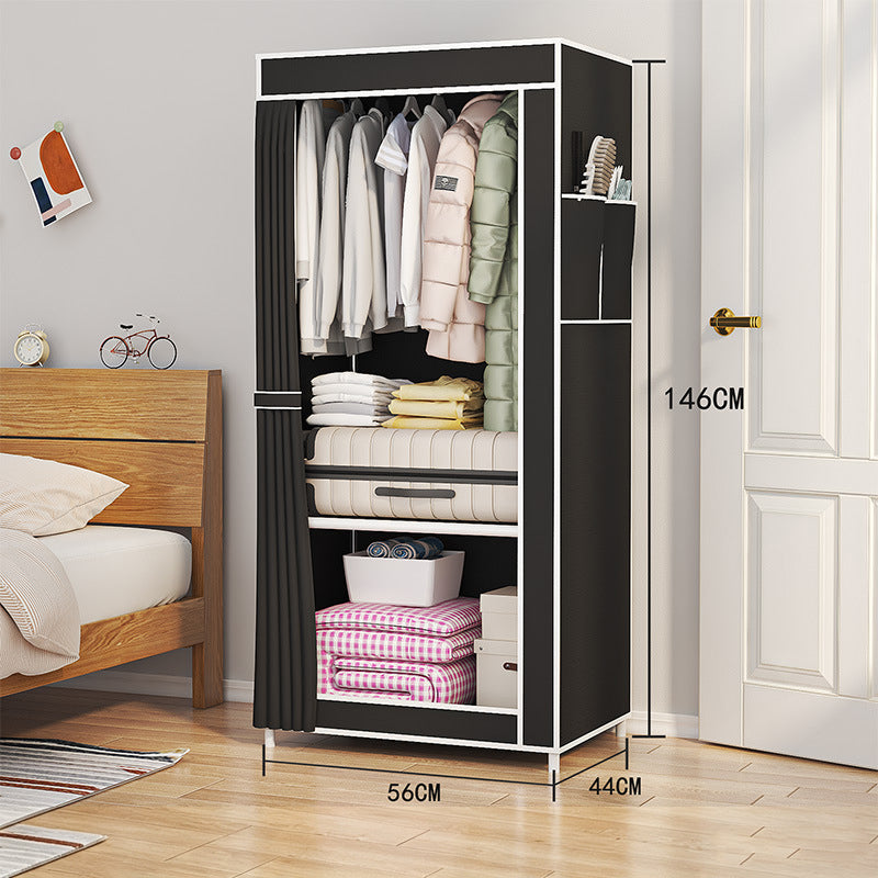 Portable Wardrobe with 3 Drawers