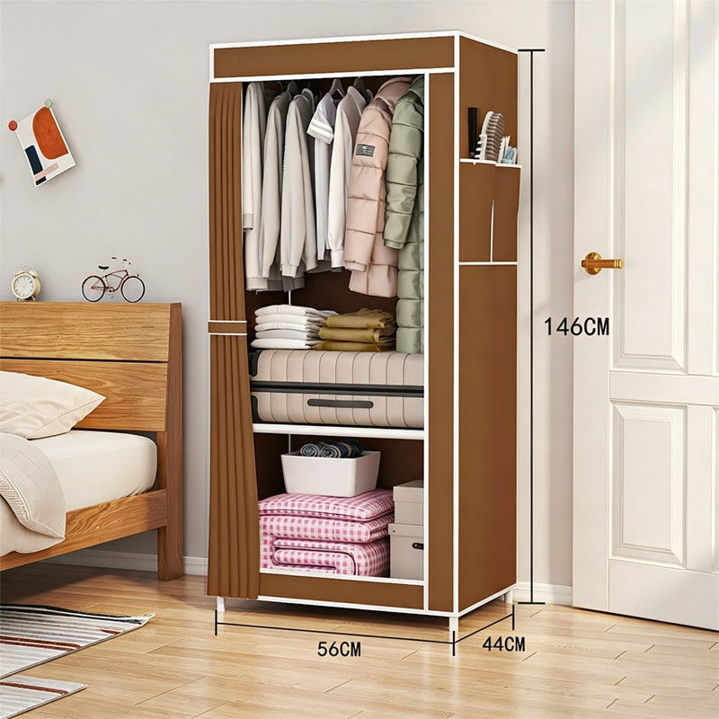 Portable Wardrobe with 3 Drawers