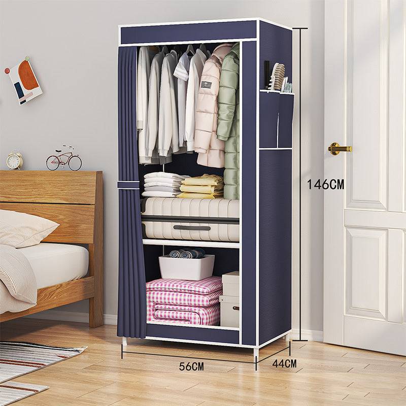 Portable Wardrobe with 3 Drawers