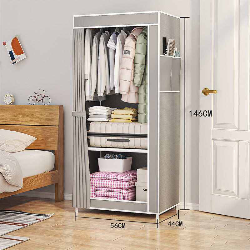 Portable Wardrobe with 3 Drawers