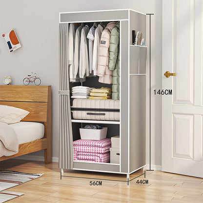 Portable Wardrobe with 3 Drawers