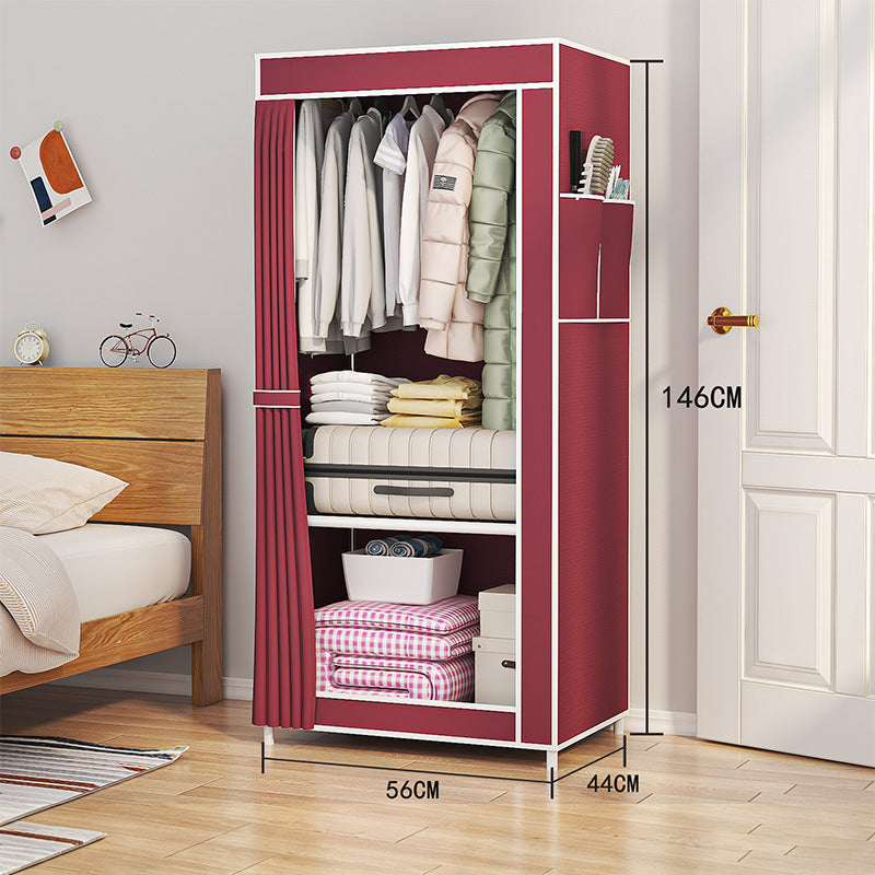 Portable Wardrobe with 3 Drawers
