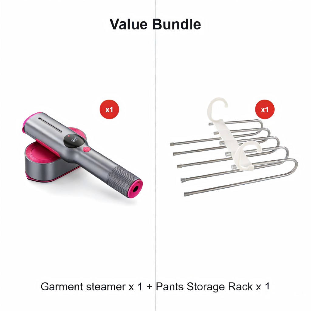 🔥 50% OFF! 2-in-1 Steam Iron & Steamer – 5s Heat-Up & Powerful Steam