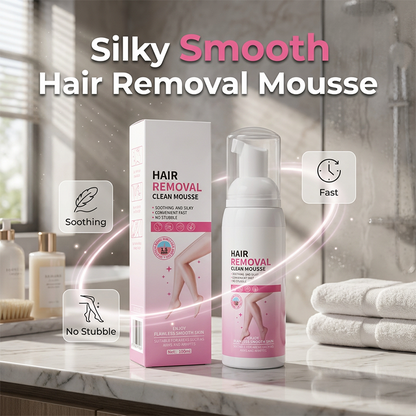 🏆 Last Day Special Price ! 🔥Silky-Smooth Hair Removal Cream and mousses