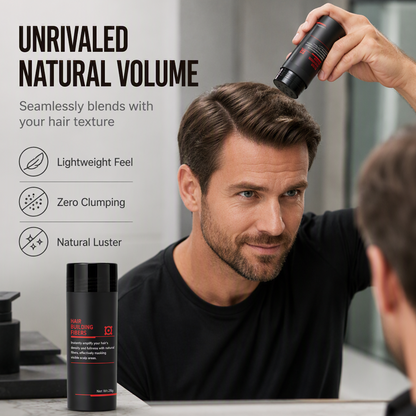 🔥50% OFF! Hair Building Fibers 27.5g Instant Hairline Filler and Thickener – Fuller-Looking Hair in Seconds! ✨💇