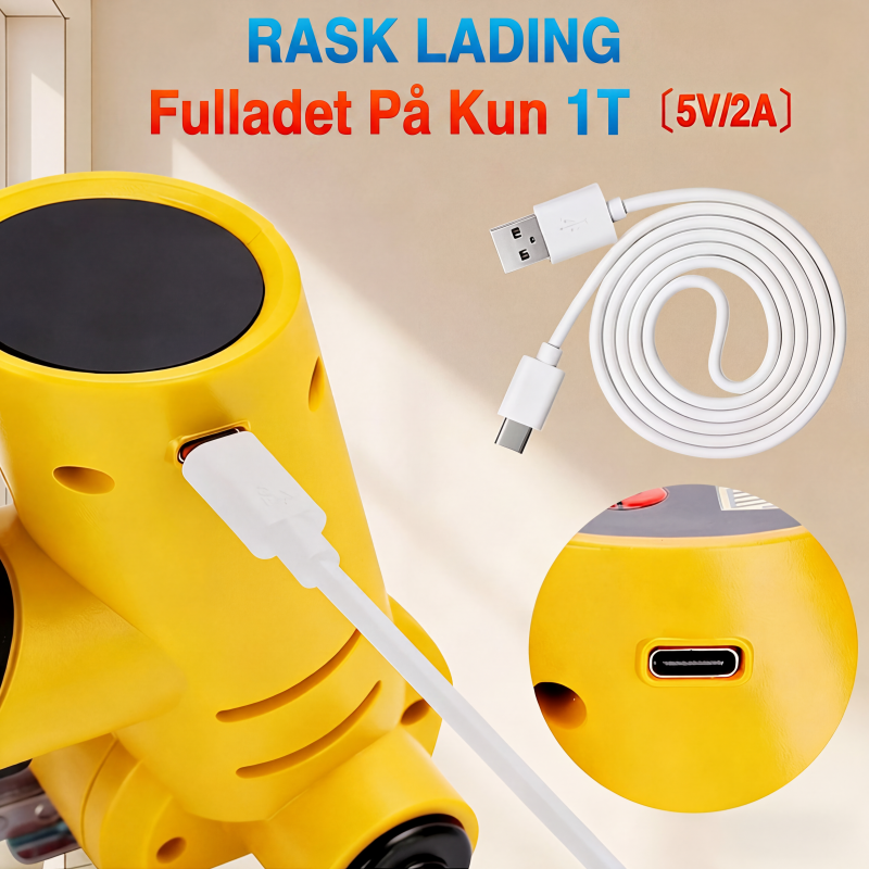 🔋 Precision Cordless Electric Cutter – ABS + Steel – Ø 4 cm Blade & USB-C Charging – For Paper, Fabric, and Carpet 🏠