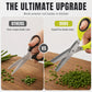 📢📢50% OFF !! ⏰Multi-Layer Stainless Steel Kitchen Scissors