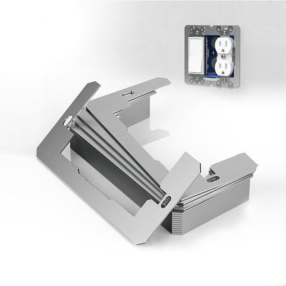 🎉 2026 Sale — Over 16,700 Sold!🔌 Metal Wall Plate Spacer For Uneven Electrical Outlet Boxes ✨