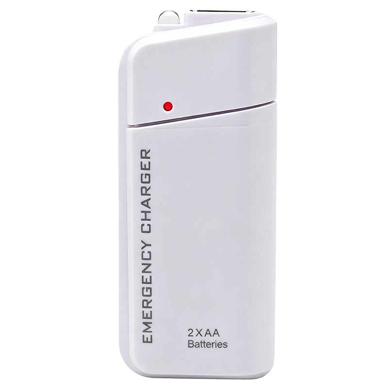 🥳HOT SALE! Portable Emergency Phone Charger AA Battery Powered Power Bank with LED Flashlight – Backup Power & Light Anywhere! 🔋✨