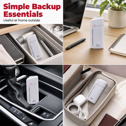 🥳HOT SALE! Portable Emergency Phone Charger AA Battery Powered Power Bank with LED Flashlight – Backup Power & Light Anywhere! 🔋✨