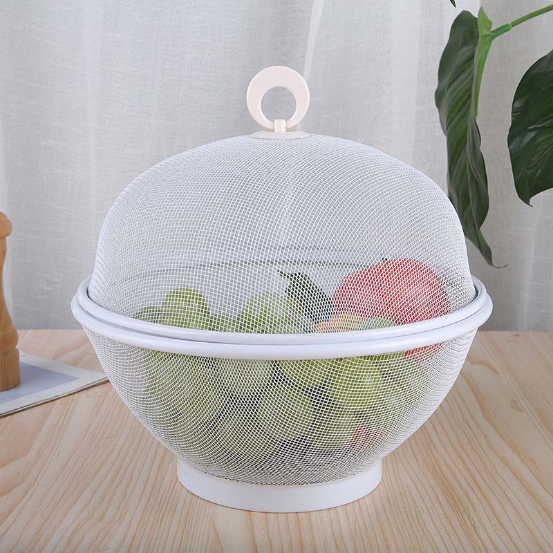 🍎 LIMITED‑TIME 50% OFF! 🧺 Fruit Basket with Lid – Breathable, Drainable, Insect Proof 🍇