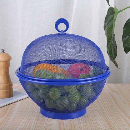 🍎 LIMITED‑TIME 50% OFF! 🧺 Fruit Basket with Lid – Breathable, Drainable, Insect Proof 🍇