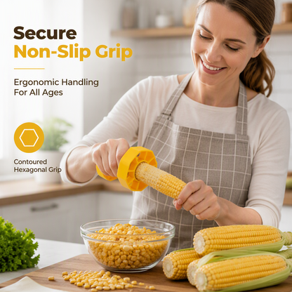 🌽🔥50% OFF! Portable Manual Corn Stripper Tool for Kitchen and Outdoors – Strip Fresh Kernels in Seconds, No Electricity Needed! 🏕️✨