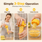 🌽🔥50% OFF! Portable Manual Corn Stripper Tool for Kitchen and Outdoors – Strip Fresh Kernels in Seconds, No Electricity Needed! 🏕️✨