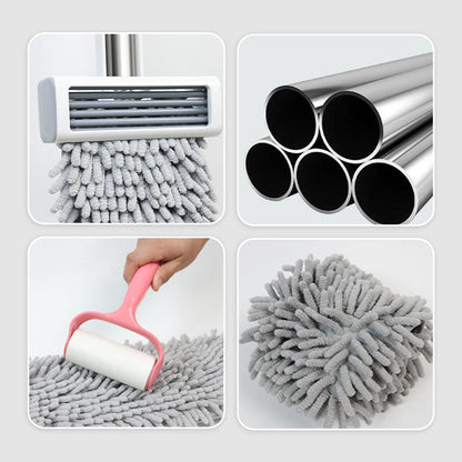 2-in-1 Flat Mop for Floor Cleaning