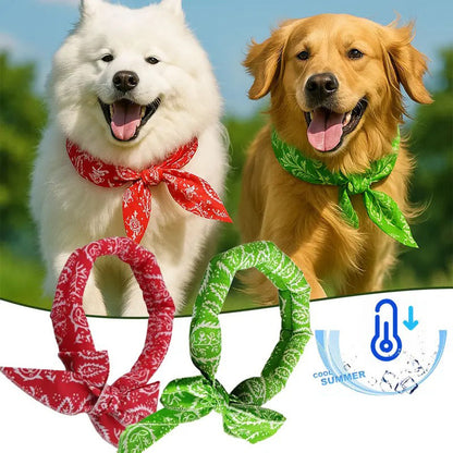 Summer Pet Cooling Collar Wrap