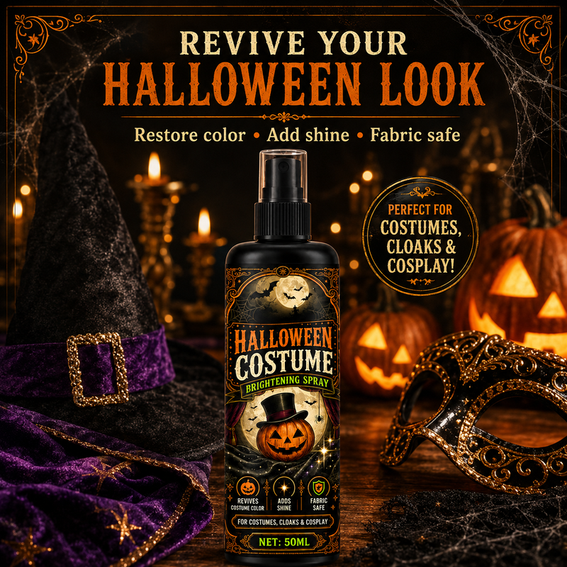🎃🔥50% OFF! Halloween Costume Reviving Spray – Spray, Smooth, Hang! Removes Wrinkles & Odors in Minutes! ✨🧙‍♀️