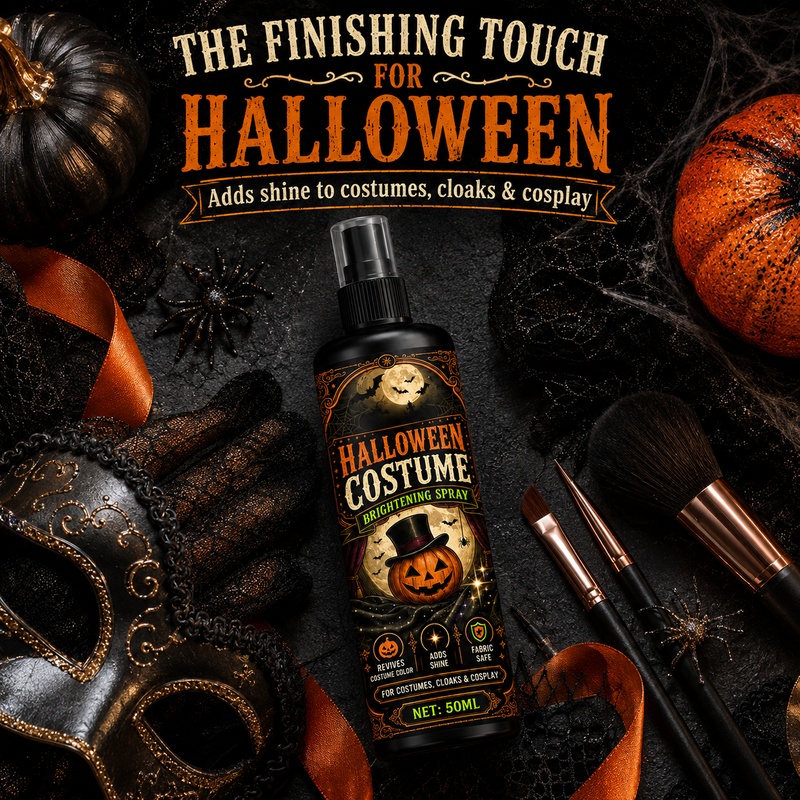 🎃🔥50% OFF! Halloween Costume Reviving Spray – Spray, Smooth, Hang! Removes Wrinkles & Odors in Minutes! ✨🧙‍♀️
