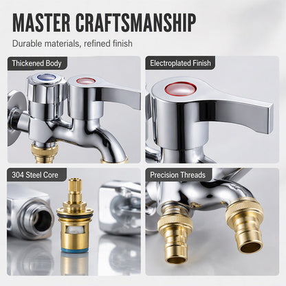 🔥50% OFF! Dual-Outlet Washing Machine Faucet 🚿✨