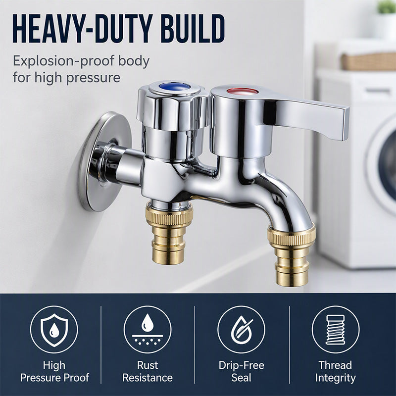 🔥50% OFF! Dual-Outlet Washing Machine Faucet 🚿✨