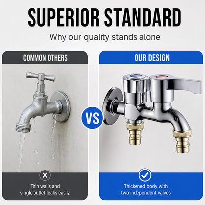 🔥50% OFF! Dual-Outlet Washing Machine Faucet 🚿✨