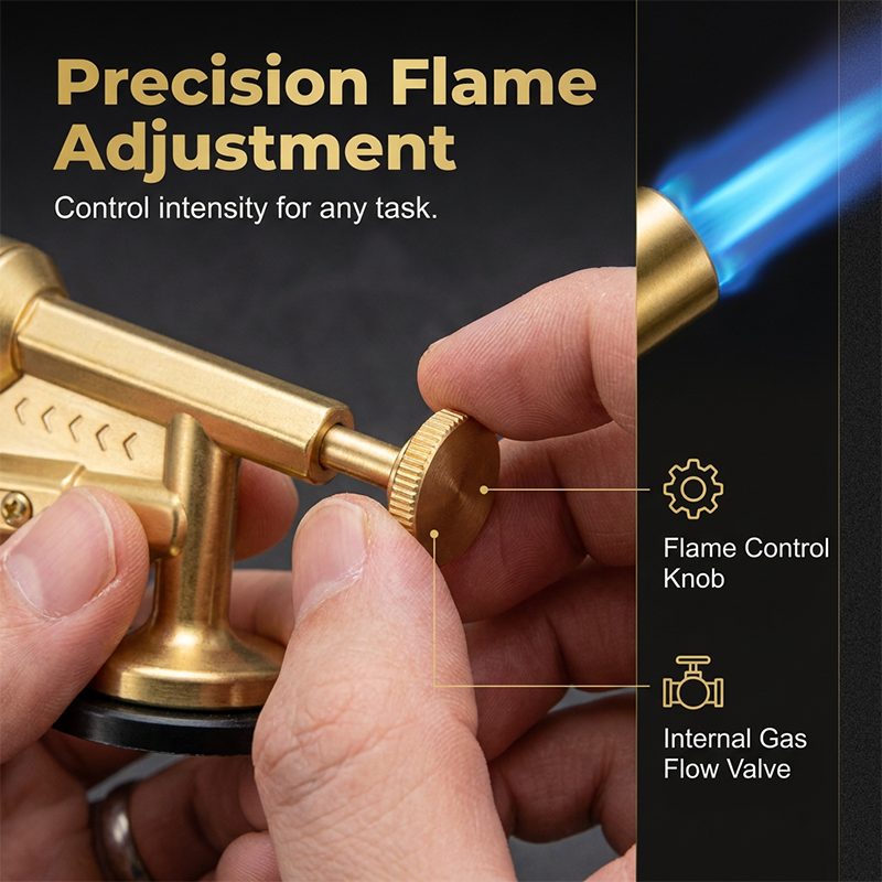 🔥 Portable Multi-Function Invertible Butane Torch