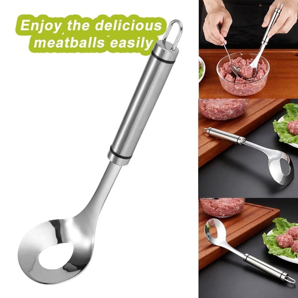 🥳2026 HOT SALE🥳💞50K+ SOLD! 🥩🍴 50% OFF! Meatball Spoon – Non‑stick, scoop & drain in one. No more messy hands – perfect meatballs in seconds! – a must‑have kitchen gadget! 🎁✨