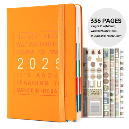 📅🔥 50% OFF! A5 2027 One-Day-Per-Page Diary Notebook – 385 Daily Pages, Monthly & Yearly Overview, Goal Tracker & Lay-Flat Binding ✨
